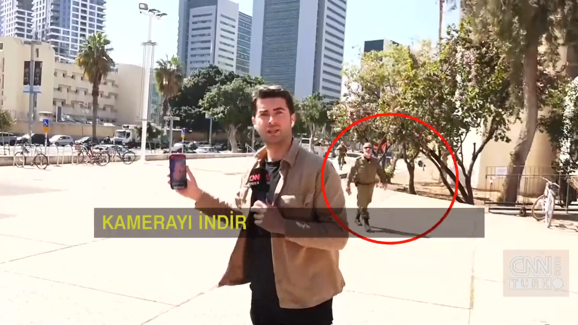 İsrail'de CNN Türk ekibine gözaltı!