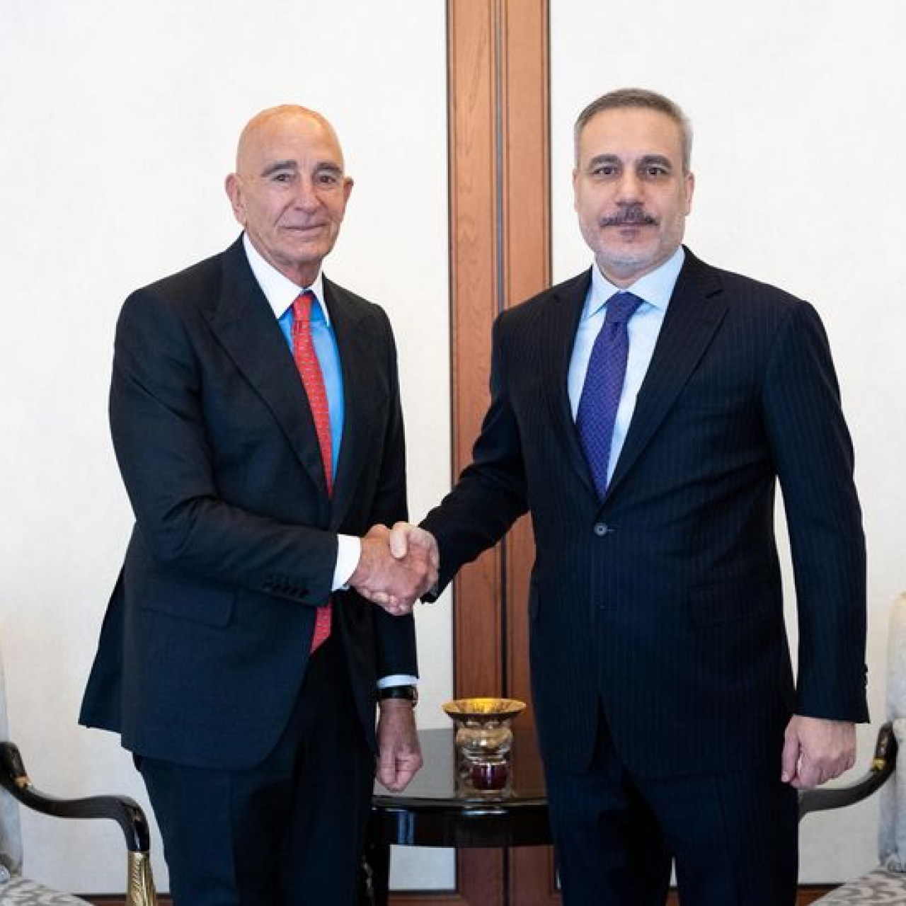 Dışişleri Bakanı Fidan, Tom Barrack'la görüştü