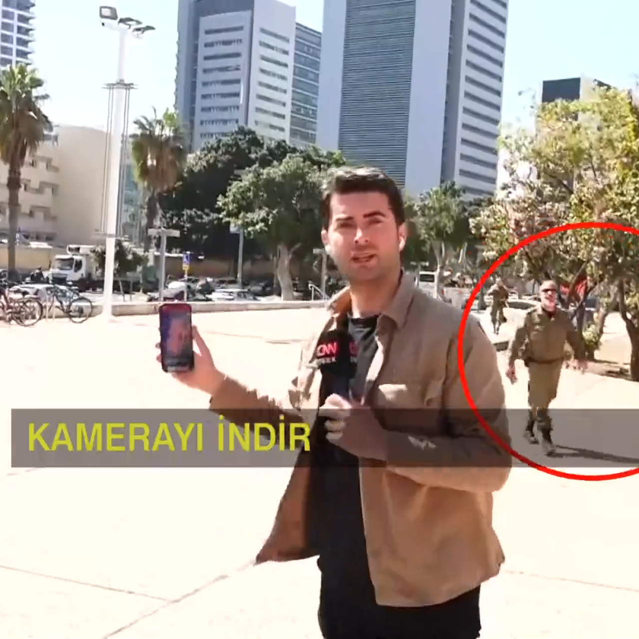 İsrail'de CNN Türk ekibine gözaltı!