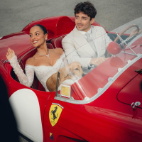 Charles Leclerc evlendi