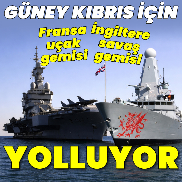 Fransa ve İngiltere Akdeniz'e uçak gemisi gönderiyor