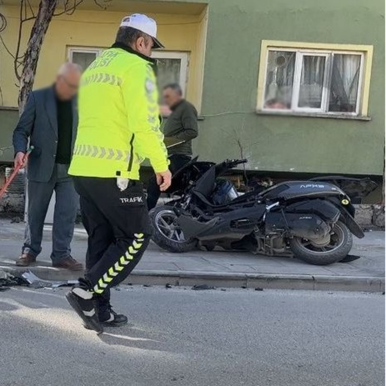 Polisten kaçarken kaza yapan motosikletli öldü