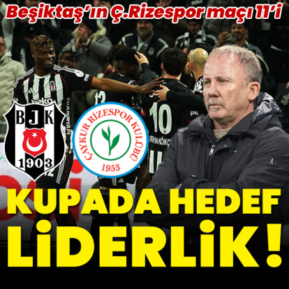 Kupada hedef liderlik!