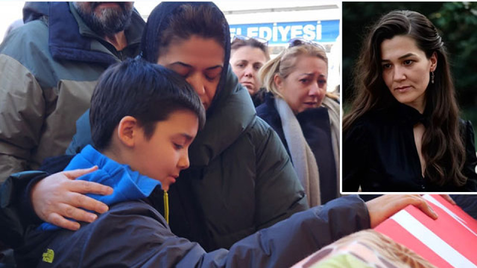 Güle güle öğretmenim... Anneye son sarılış!