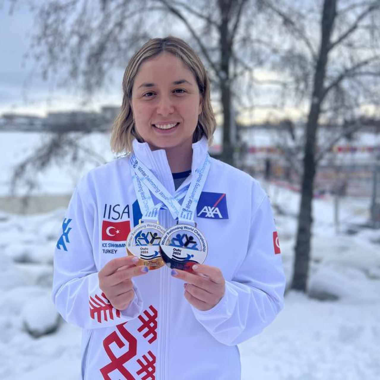 Bengisu Avcı, Finlandiya'da dünya rekoru kırdı!