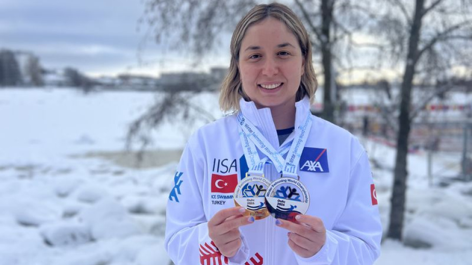 Bengisu Avcı, Finlandiya'da dünya rekoru kırdı!