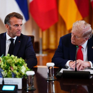 Macron ve Trump görüştü