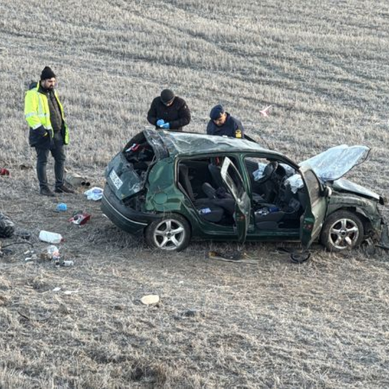 Takla attı, tarlaya uçtu! 1 kişi öldü!
