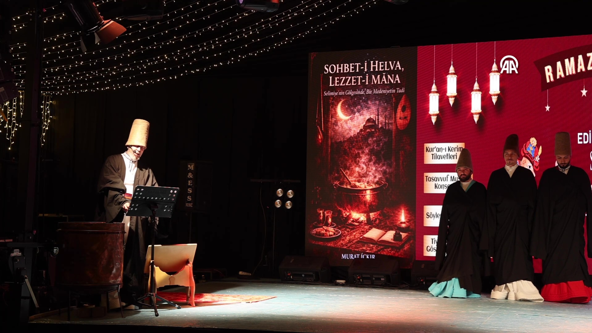 Edirne'de Ramazan Sokağı'nda Osmanlı Geleneği Helva Sohbetleri Yaşatıldı