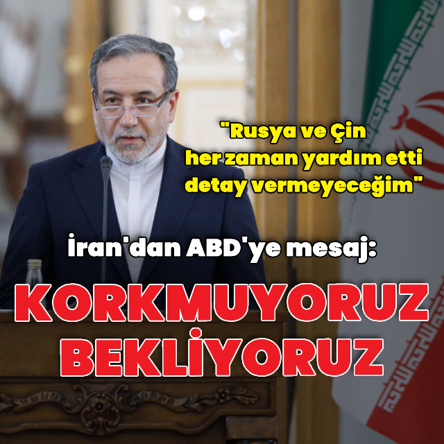 İran'dan ABD'ye: Yiğit evlatlarımız sizi bekliyor