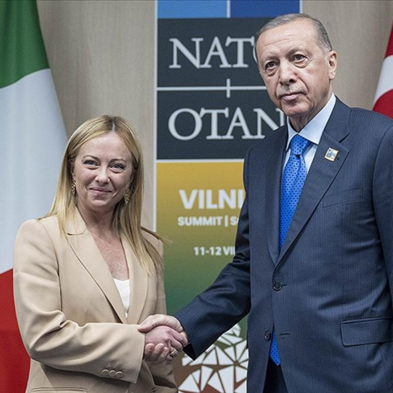 Cumhurbaşkanı Erdoğan, Meloni'yle görüştü