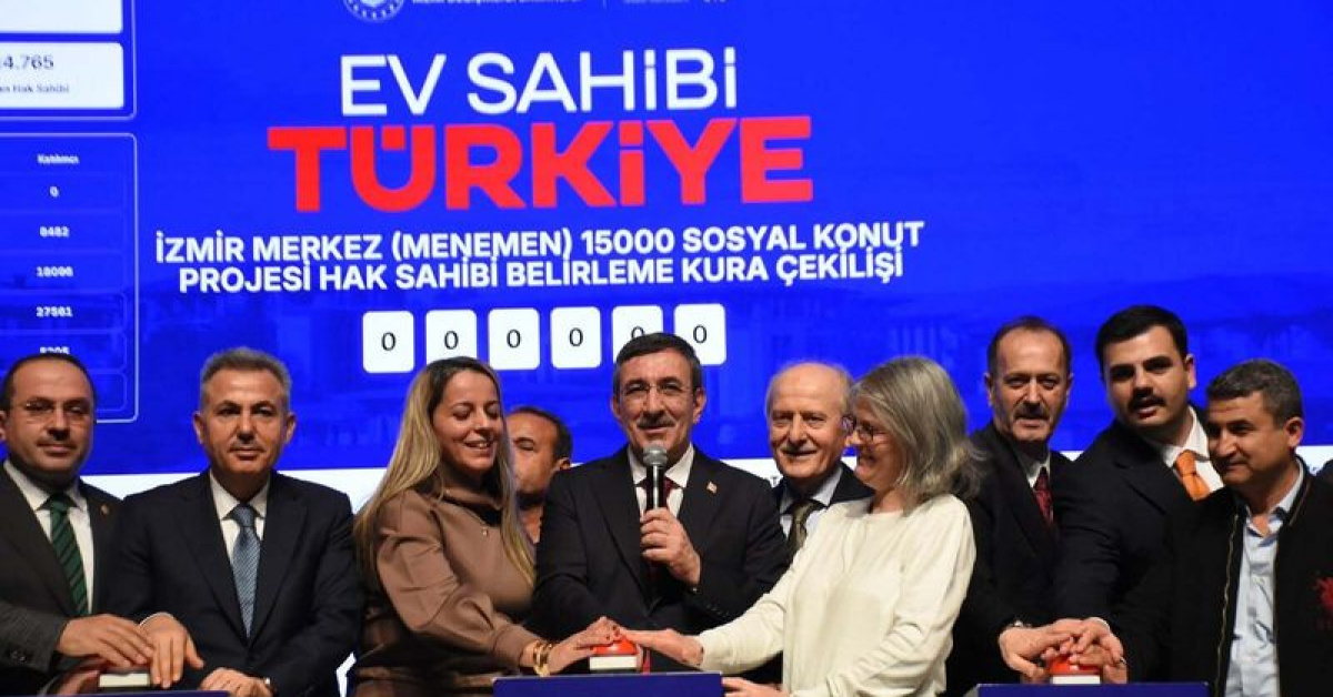 TOKİ İzmir'de Kura Çekimi