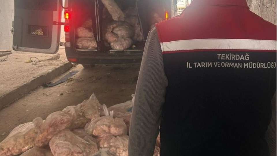 Tekirdağ'da 2.8 ton hayvansal ürün imha edildi