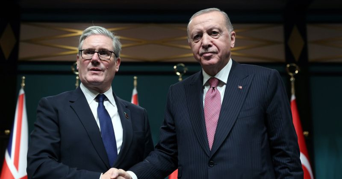 Cumhurbaşkanı Erdoğan, İngiliz başbakan Starmer’la görüştü