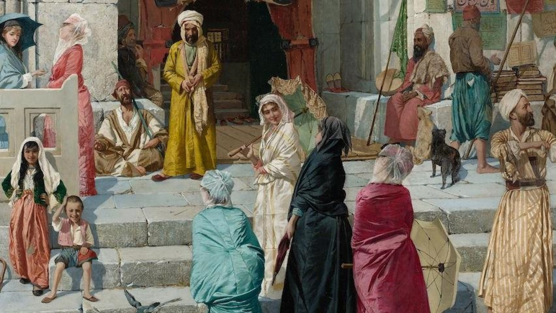 Osman Hamdi Bey'in Cami Kapısında tablosu Londra'da ilk kez açık artırmada!