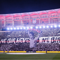 Beşiktaş'tan derbiye özel koreografi!