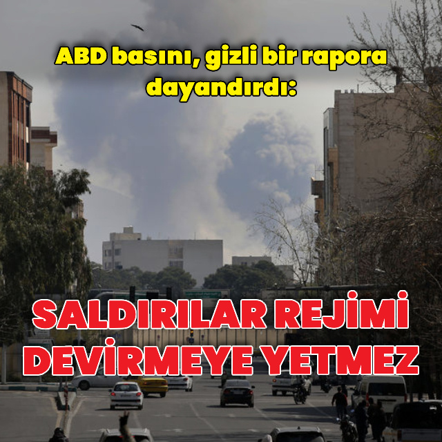 "Saldırılar rejimi devirmeye yetmez"
