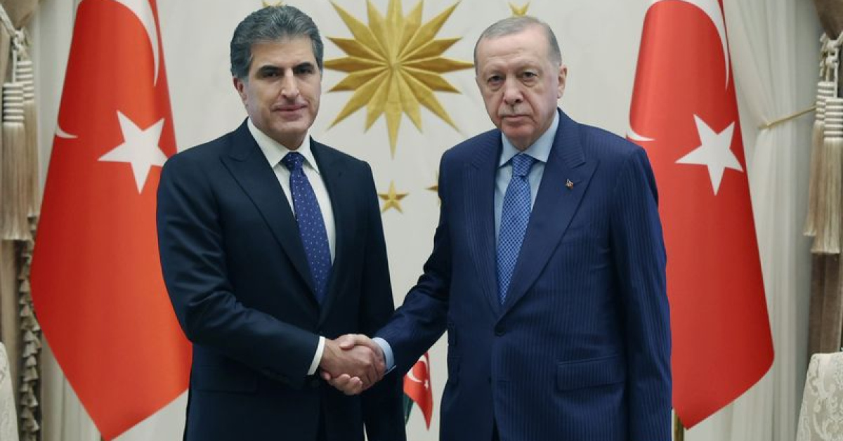 Cumhurbaşkanı Erdoğan, Neçirvan Barzani ile görüştü