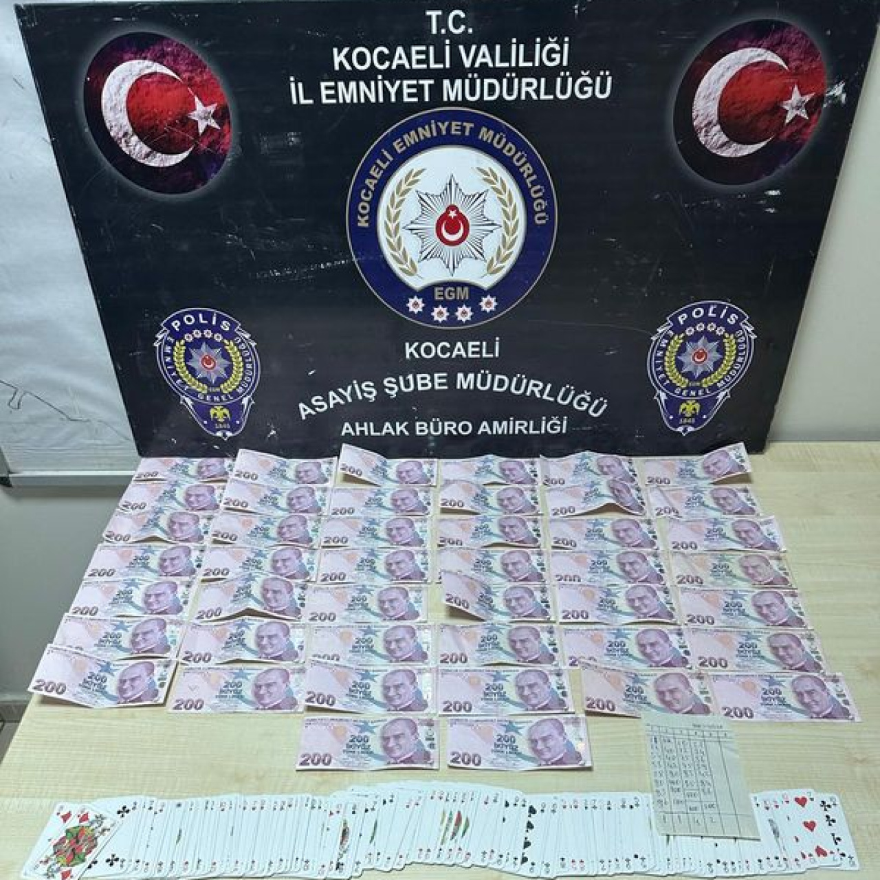 Kahvehanede kumar oynatan kişi hakkında adli işlem