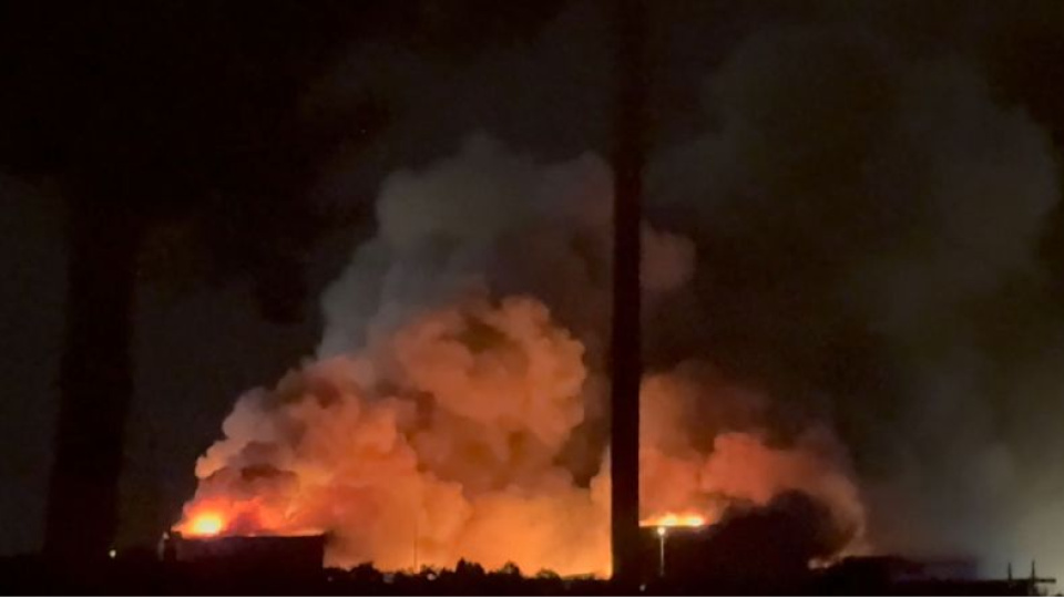 Tavuk kesimhanesinde yangın