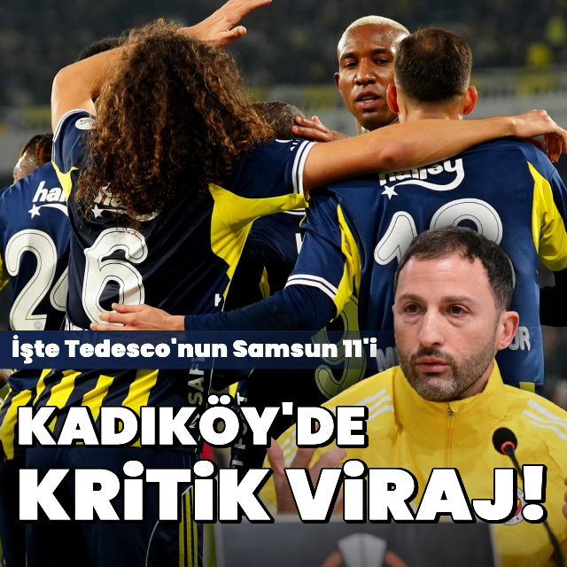 İşte Fenerbahçe'nin muhtemel 11'i