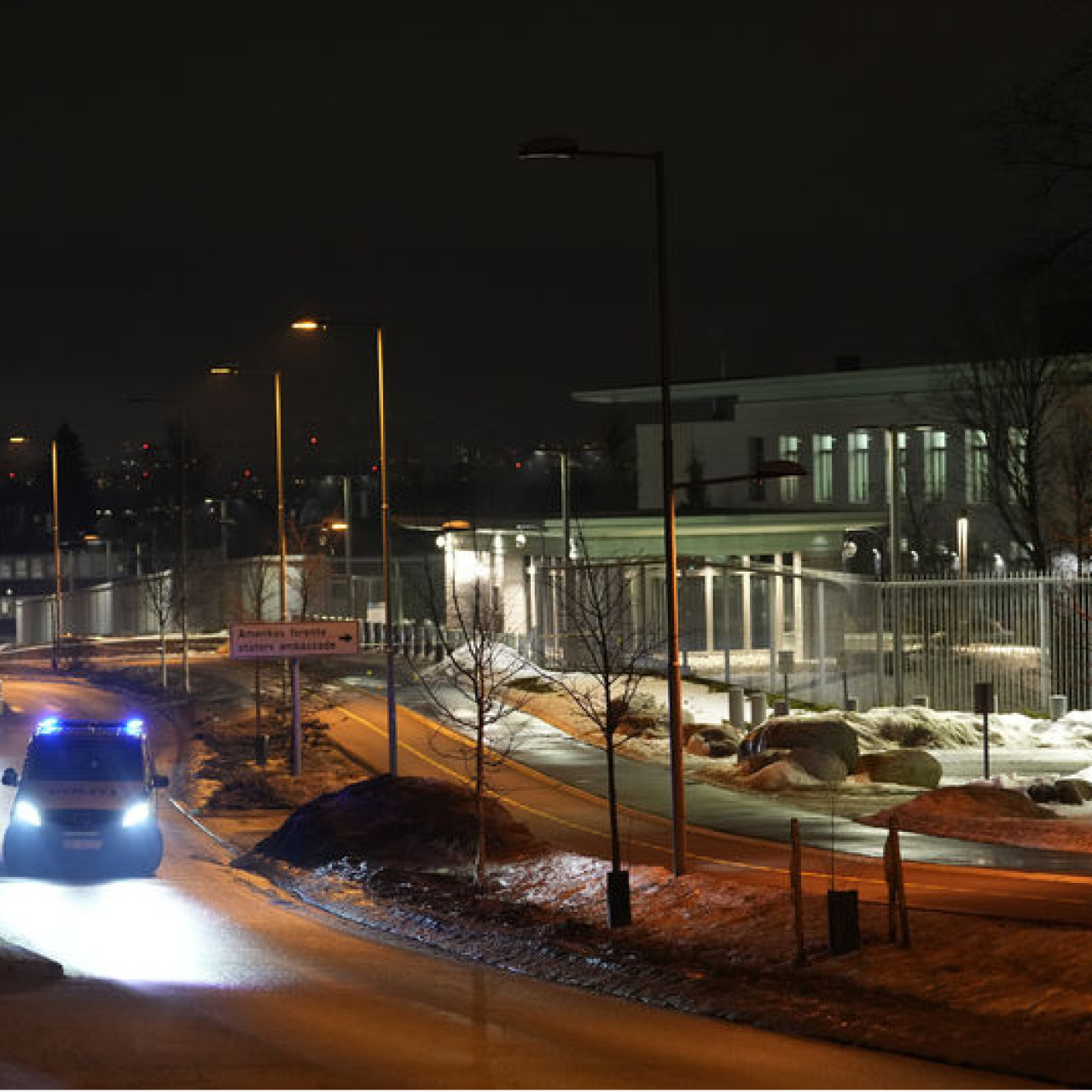 Oslo'da ABD Büyükelçiliği'nde patlama