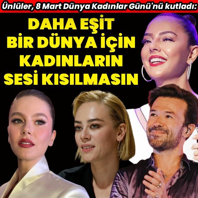 8 Mart Dünya Kadınlar Günü'nü kutladılar