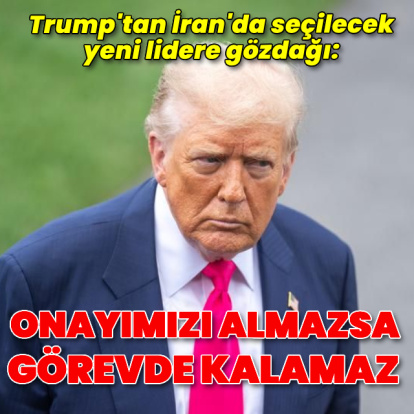 Trump: Dini liderin onay alması gerekiyor
