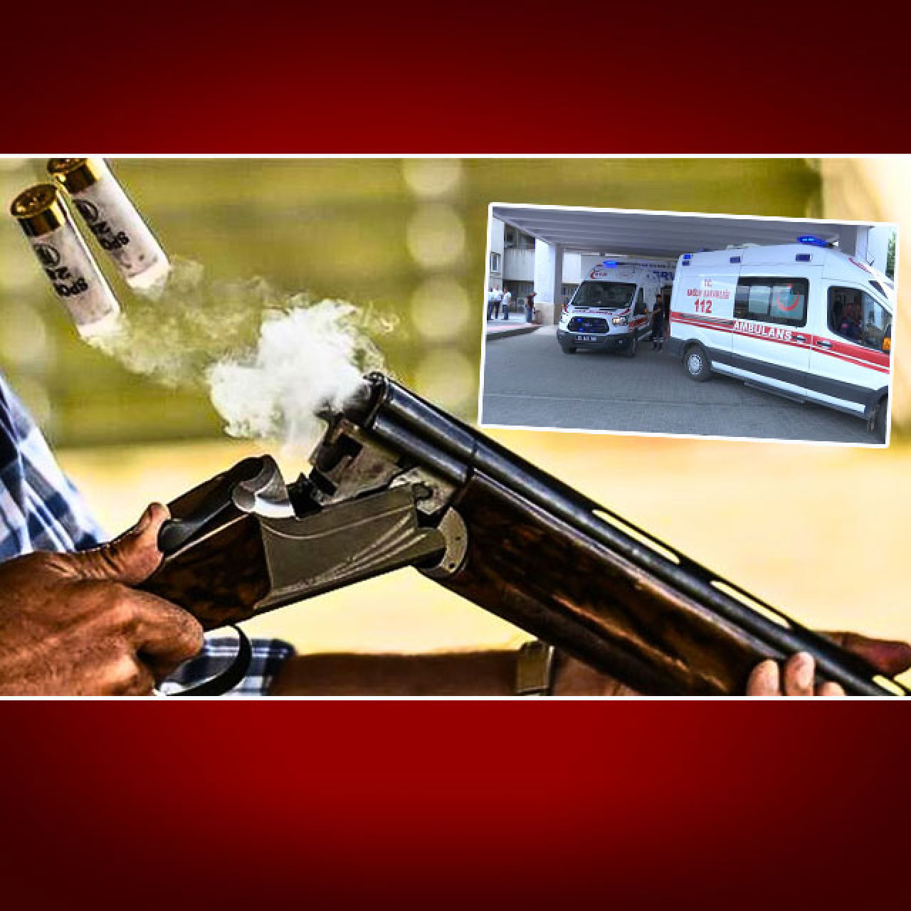 Oğlunu bıçaklayan kişiyi tüfekle öldürdü!