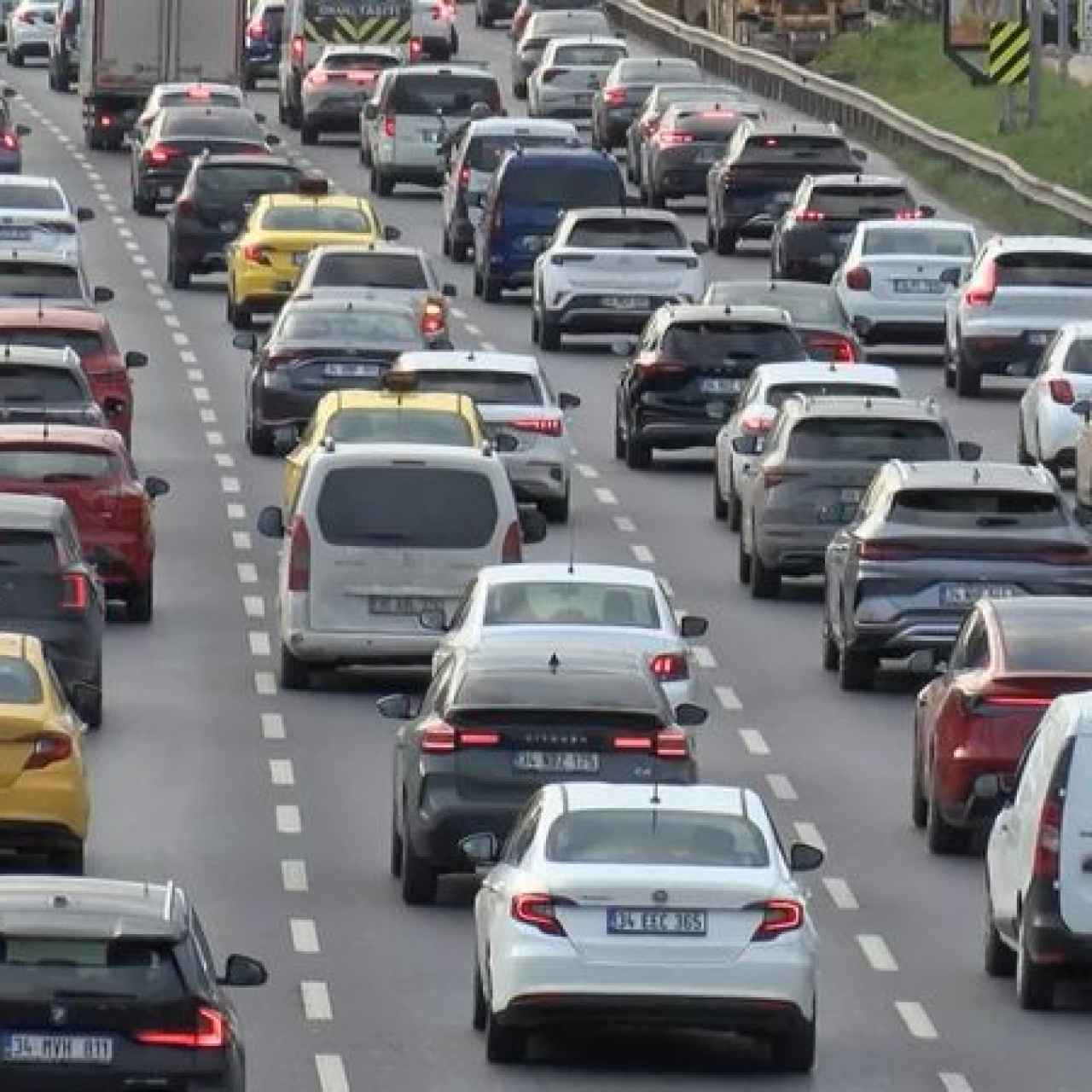 İstanbul'da pazartesi trafiği!