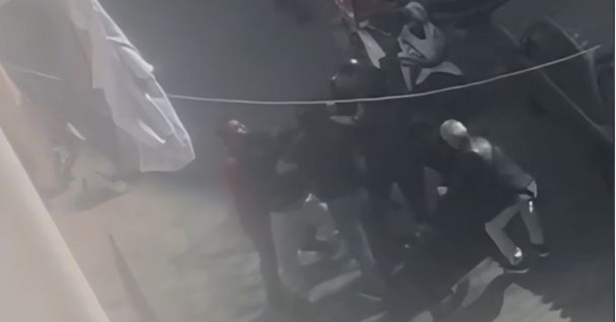 Kasımpaşa'da Motokurye Kavgası