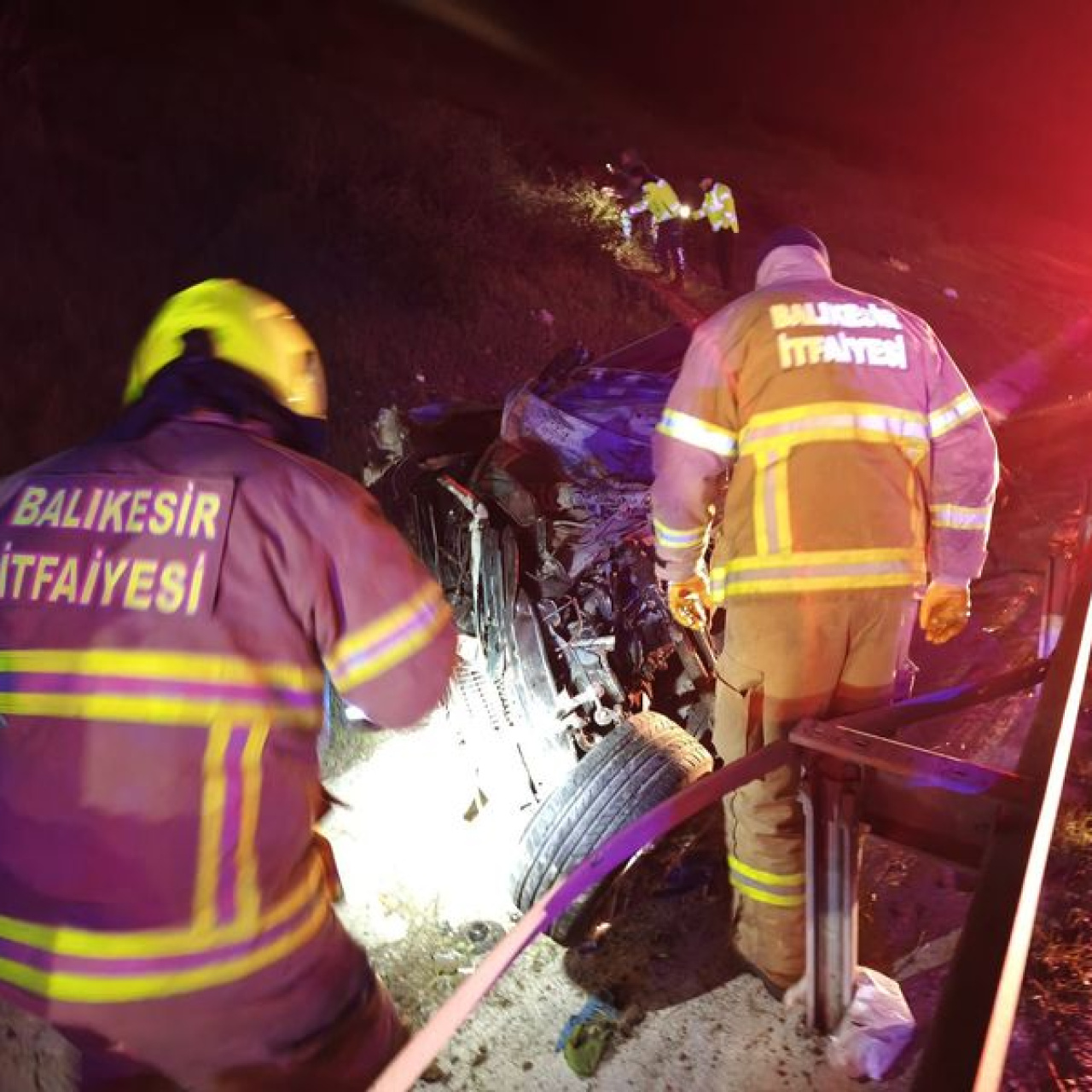 Otoyolda feci kaza! 1 ölü