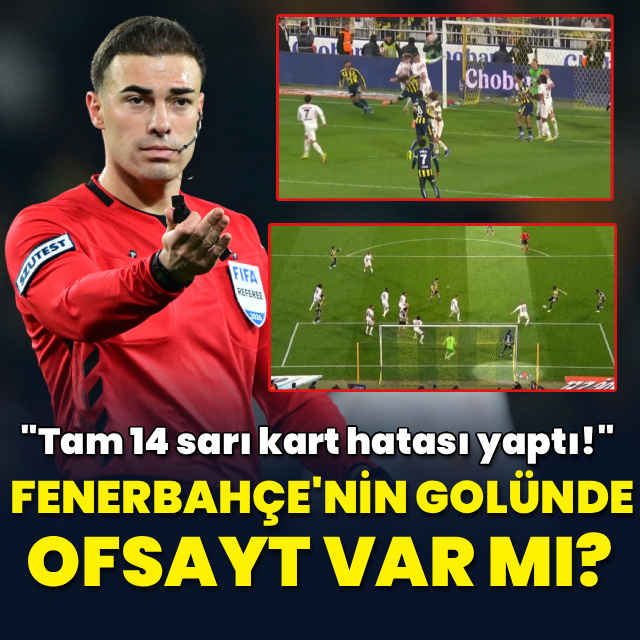 Fenerbahçe'nin golünde ofsayt var mı?