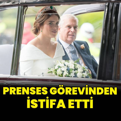 Prenses görevinden istifa etti