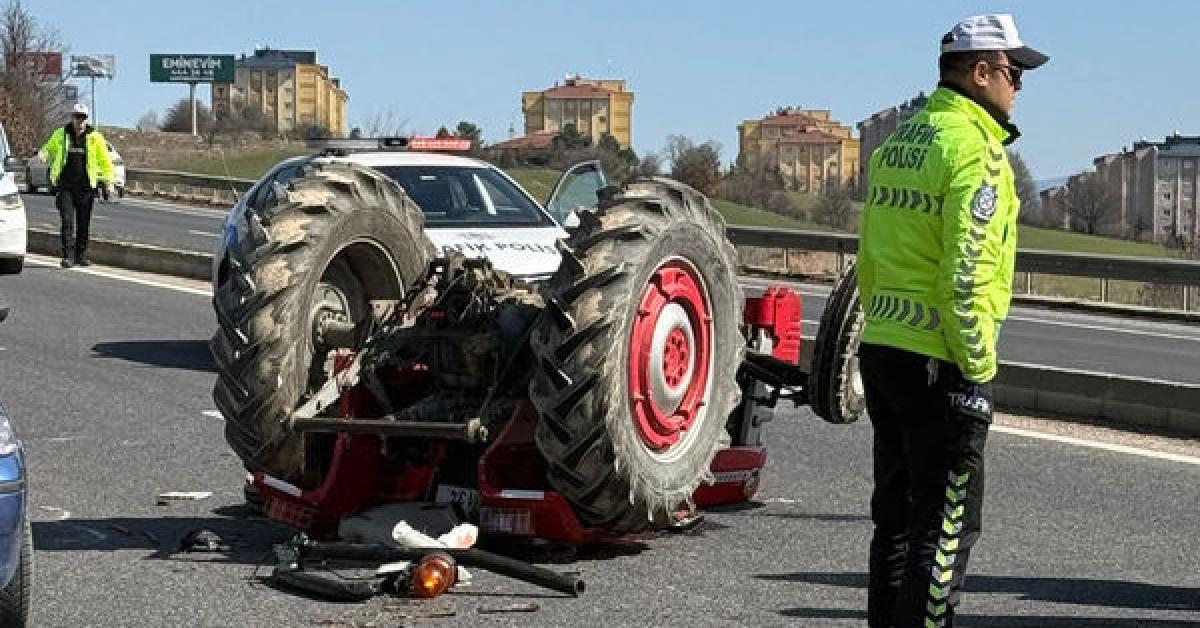 Bolu'da Traktör Devrilerek Sürücü Ölümü
