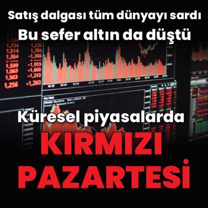 Borsalarda büyük satış dalgası