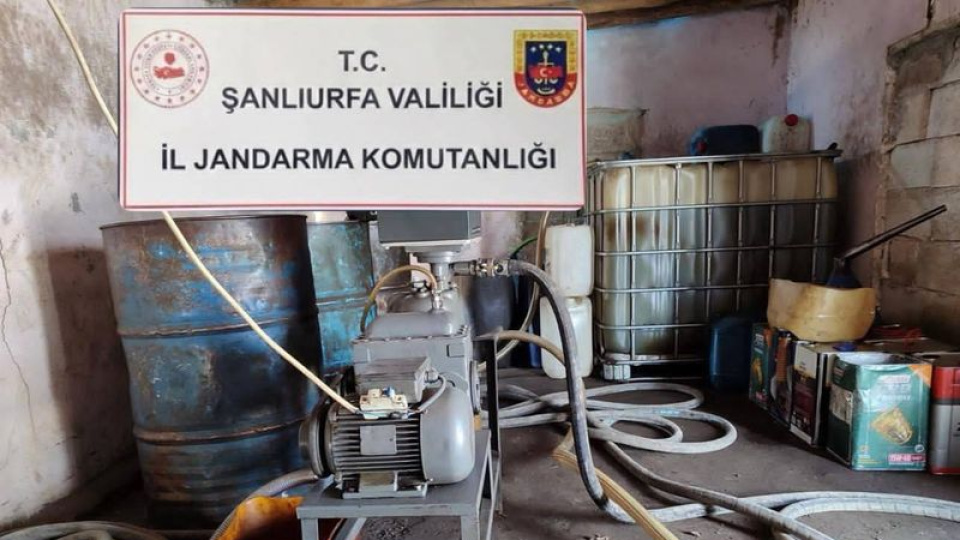 1 ton 347 litre kaçak akaryakıt ele geçirildi