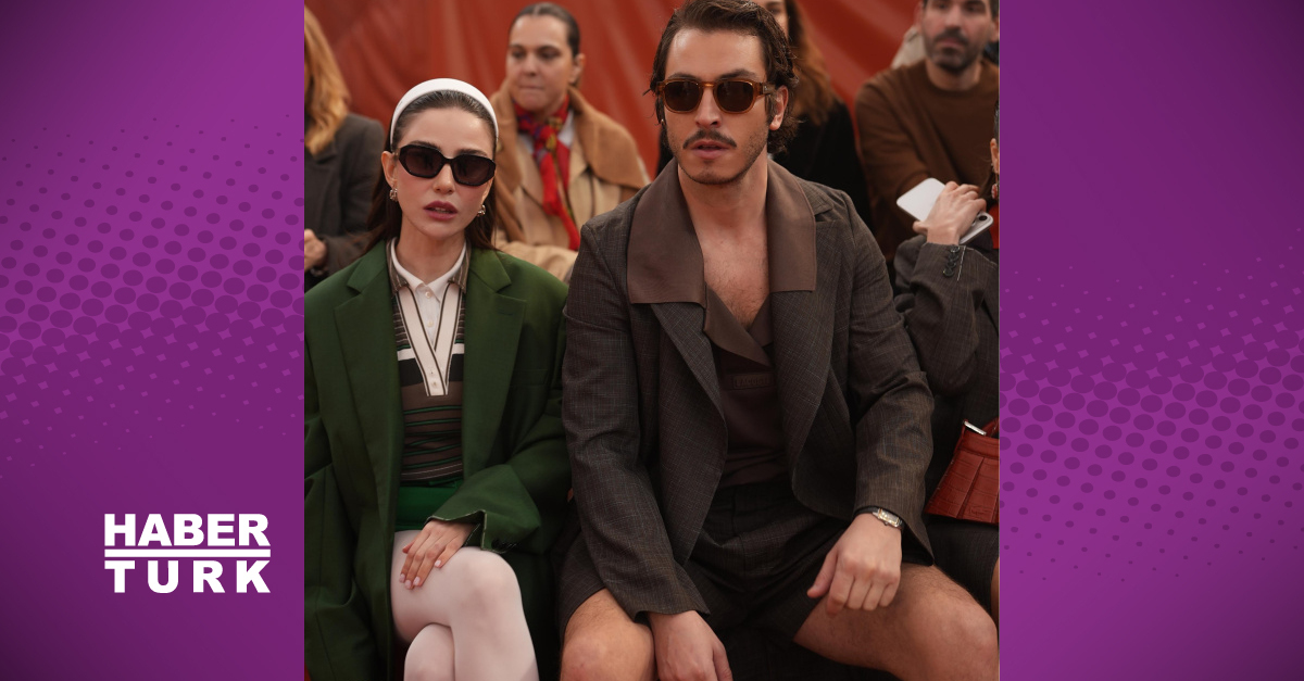 Özge Gürel ve Boran Kuzum Paris Moda Haftasına Katıldı