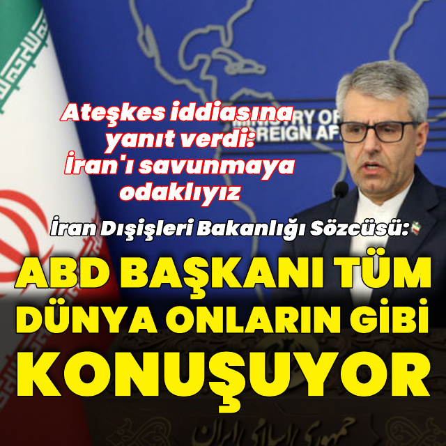 "ABD Başkanı tüm dünya toprağı onlarınmış gibi konuşuyor"