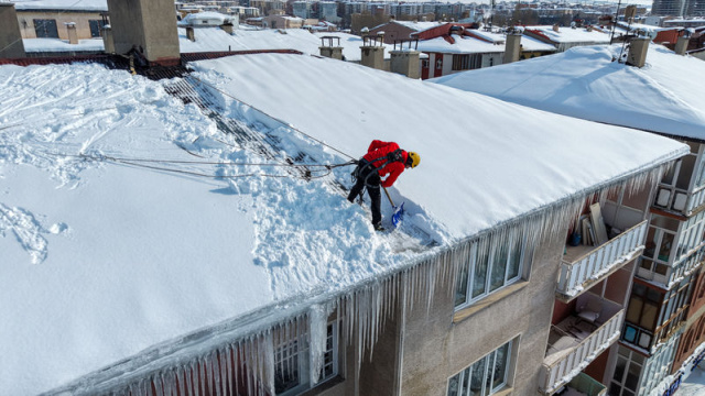 Erzurum'da profesyonel dağcılardan "buz timi"