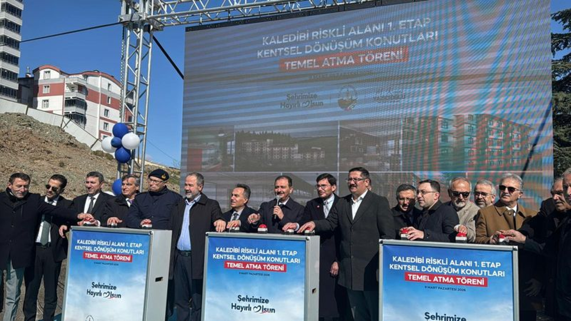 Tokat'ta Kentsel Dönüşüm Hız Kazandı: 114 Dairelik Projenin Temeli Atıldı