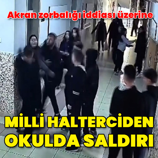 Milli halterci kardeşine zorbalık yapanlara saldırdı