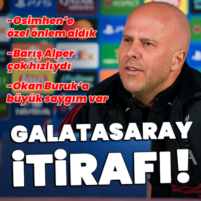 Arne Slot'tan Galatasaray itirafı!