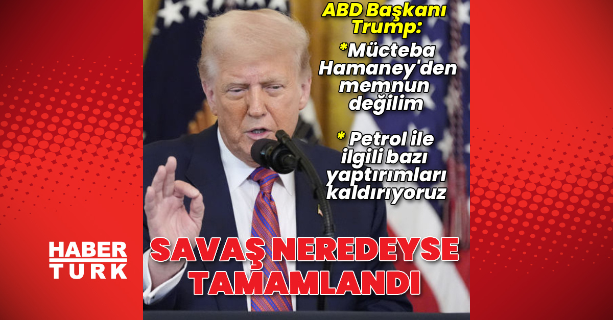 Trump: Mücteba Hamaney Lider Olmasından Memnun Değilim