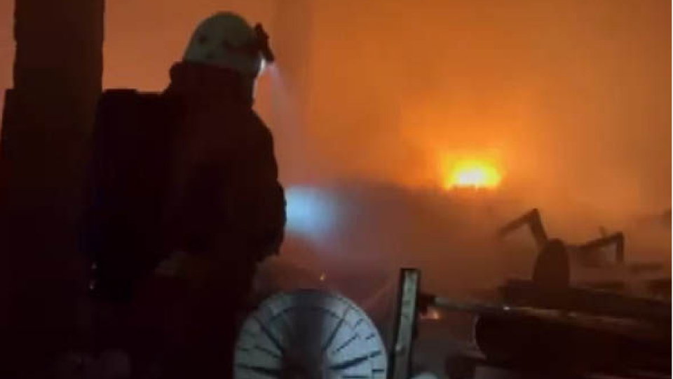 Çırçır fabrikasında yangın!