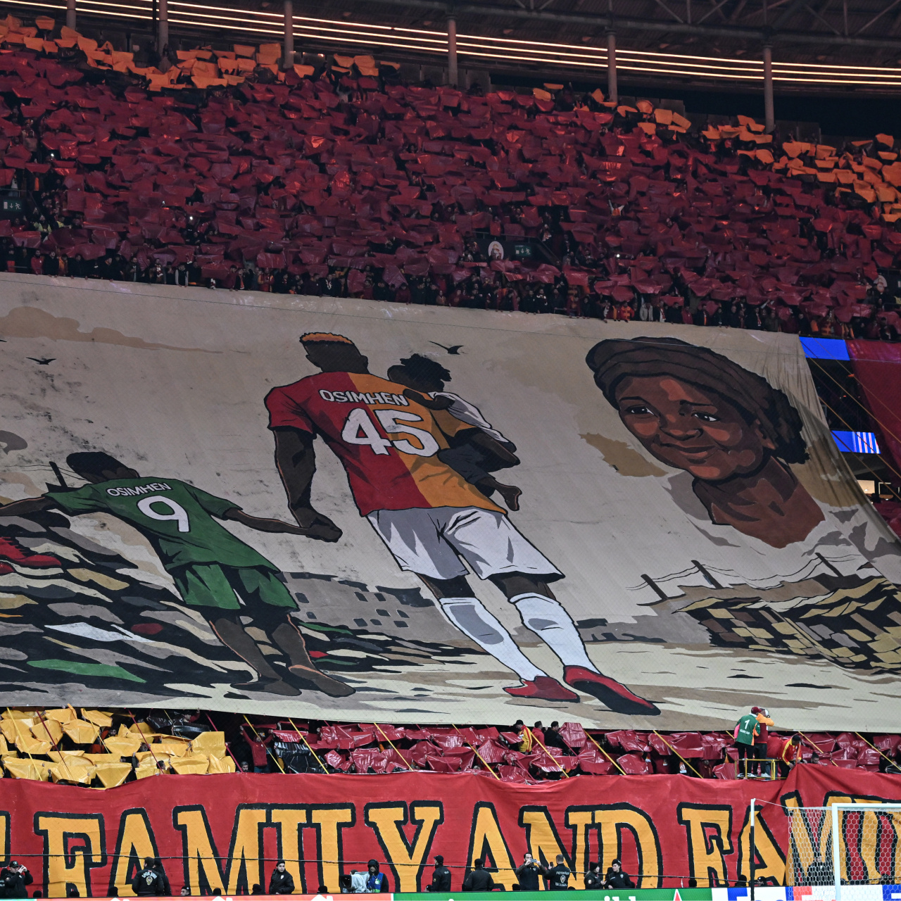 Galatasaray'dan Osimhen'e özel koreografi!
