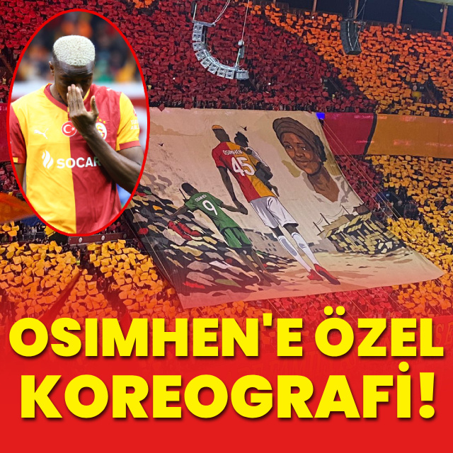 Galatasaray'dan Osimhen'e özel koreografi!