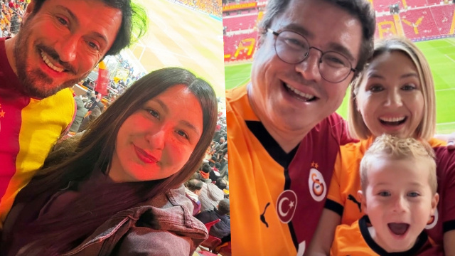 Ünlülerin galibiyet sevinci