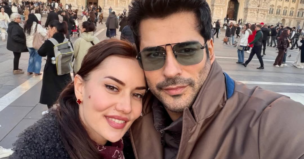 Fahriye Evcen ve Burak Özçivit'in Milano Keşfesi