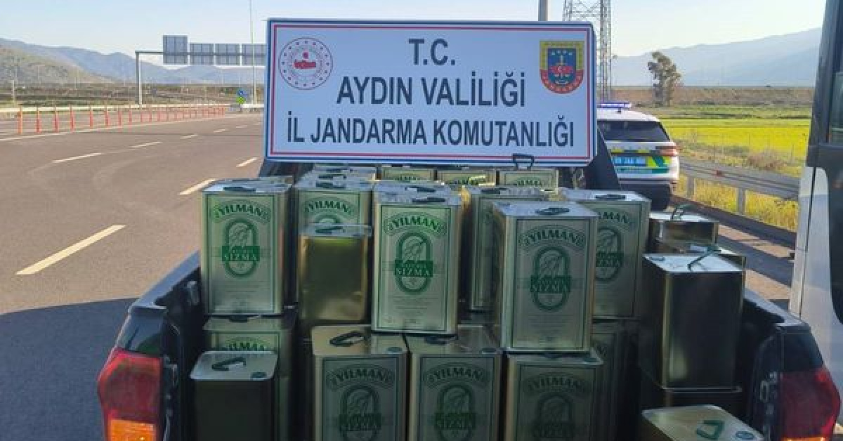 Aydın'da Taklit Zeytinyağı Ele Geçirildi